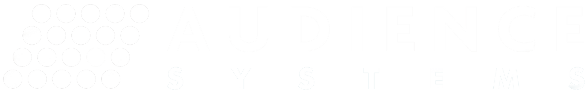 Audience Systems white logo