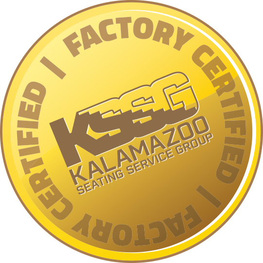 KSSG Kalamazoo Seating Service Group Factory Certified seal of quality
