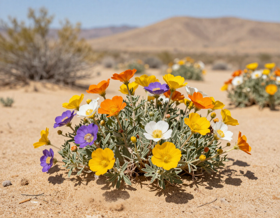 Desert wildflowers in Anza-Borrego