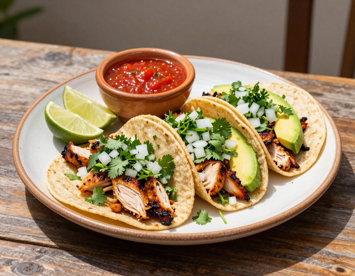 Mexican food plate