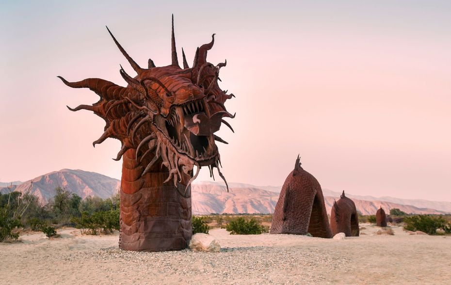 Desert landscape near Borrego Springs, California