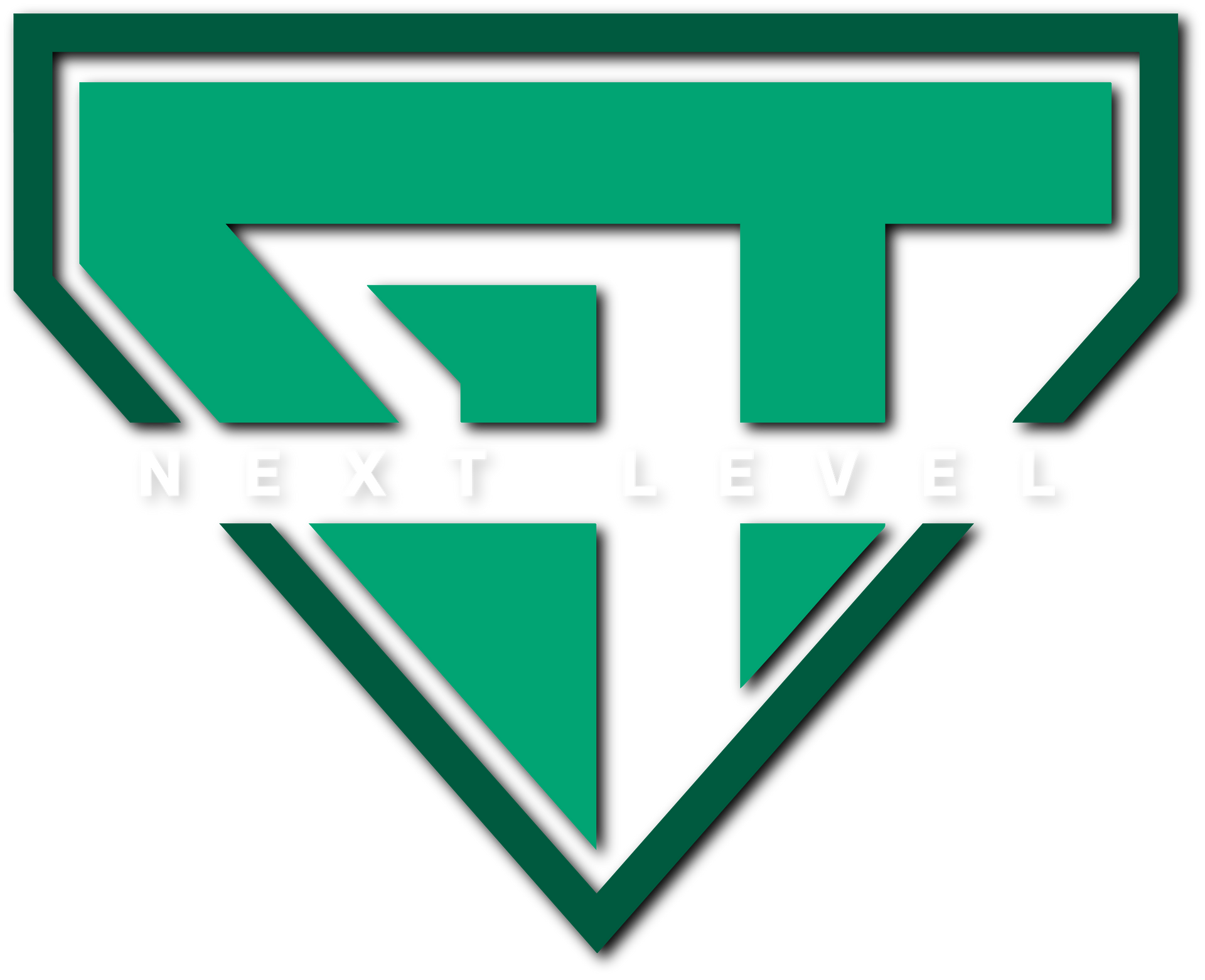 A green logo for green team next level