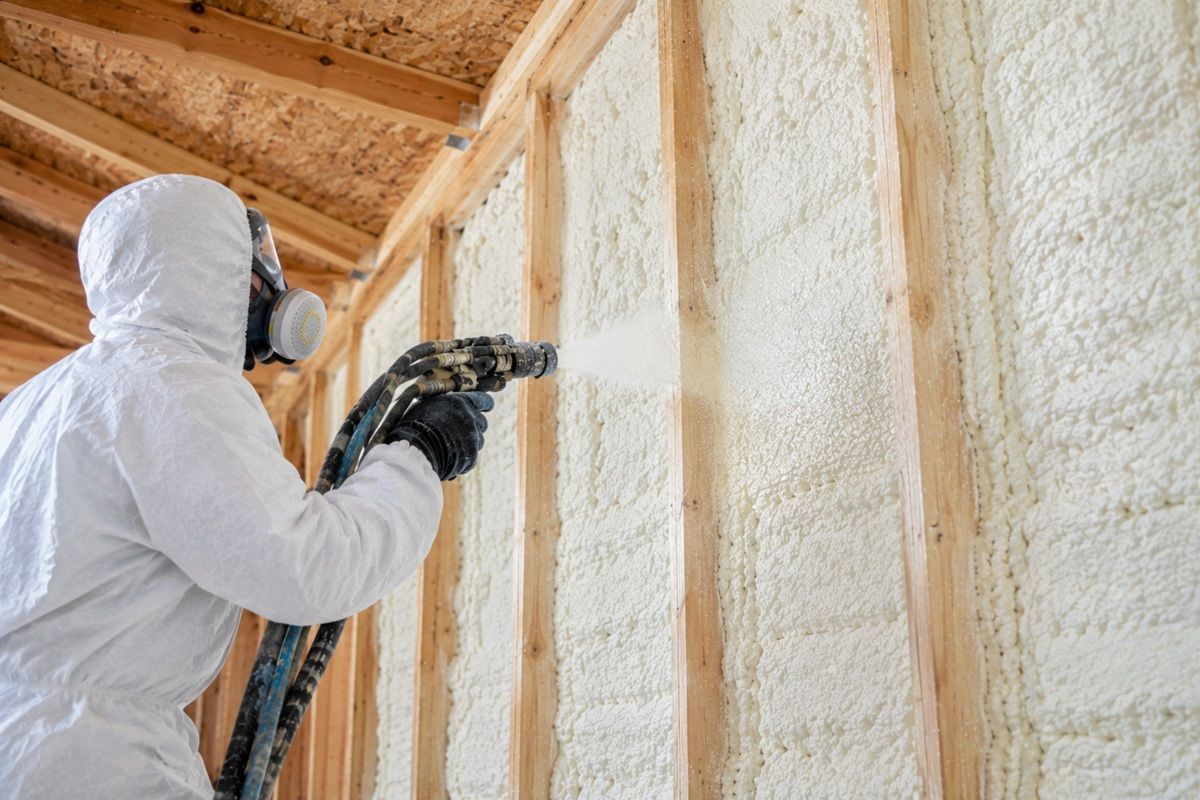 Closed cell foam project in Bryan TX