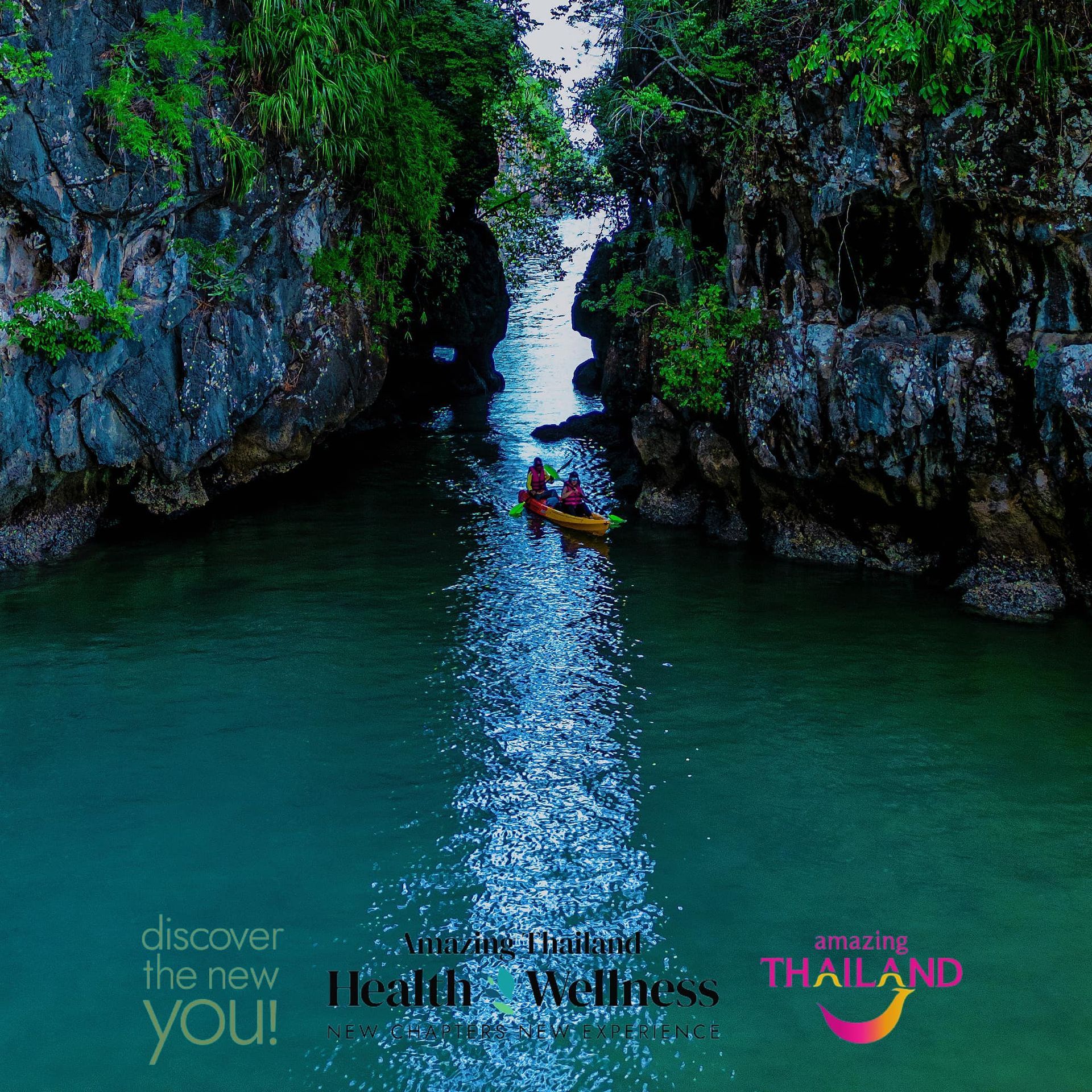 An advertisement for amazing thailand health wellness