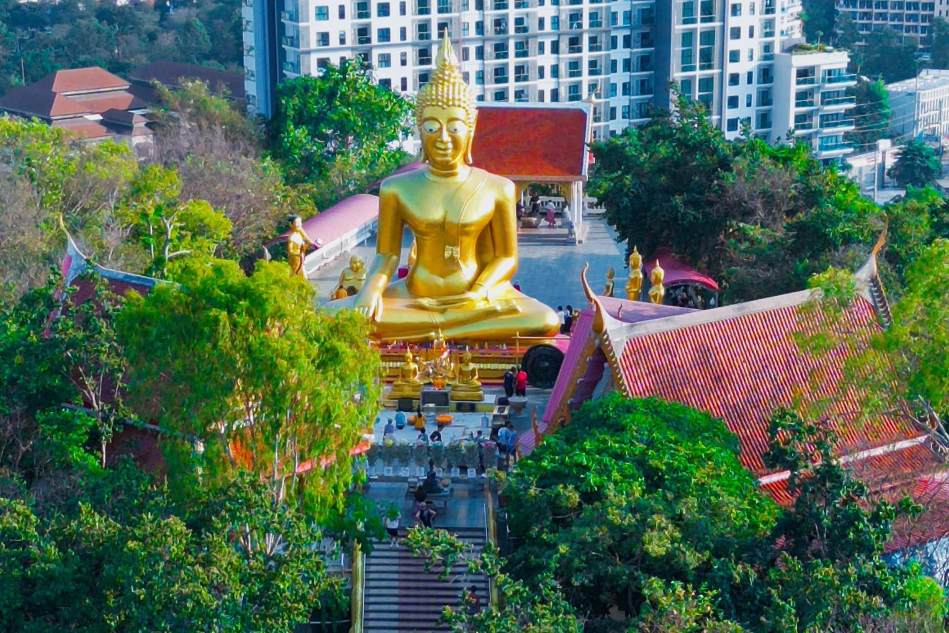 Wat Phra Yai , Big Buddha statue in Pattaya