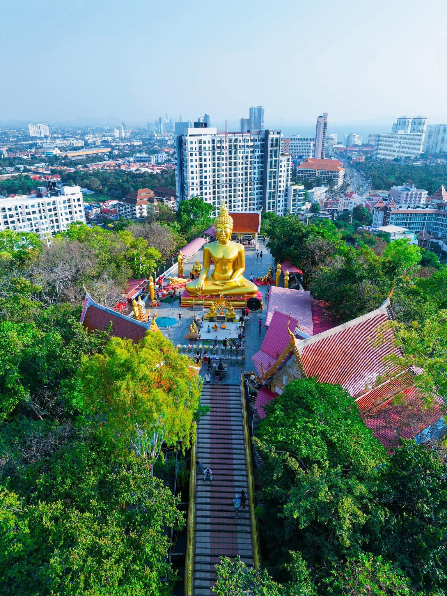 Wat Phra Yai , Big Buddha statue in Pattaya
