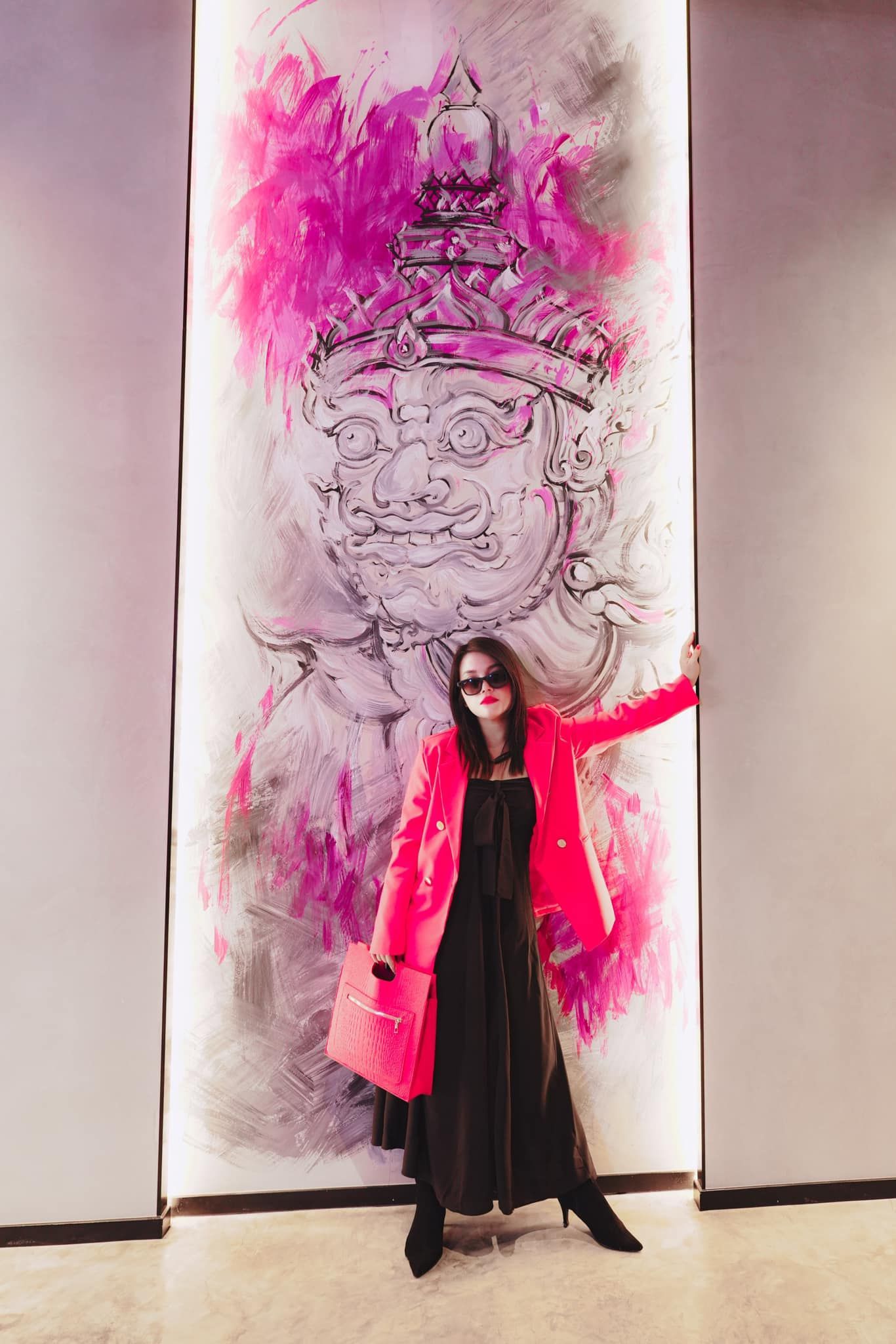 Art in Moxy Bangkok Ratchaprasong hotel.
