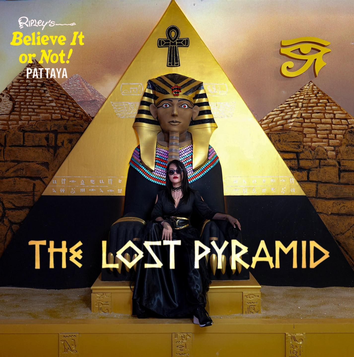 A poster for the lost pyramid in pattaya
