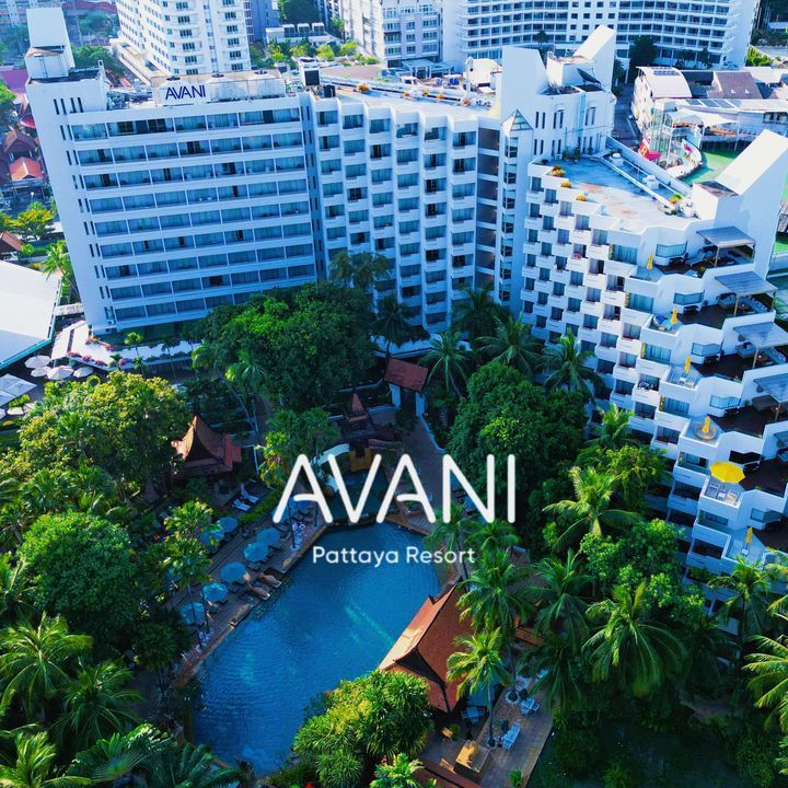 An aerial view of the avani pattaya resort