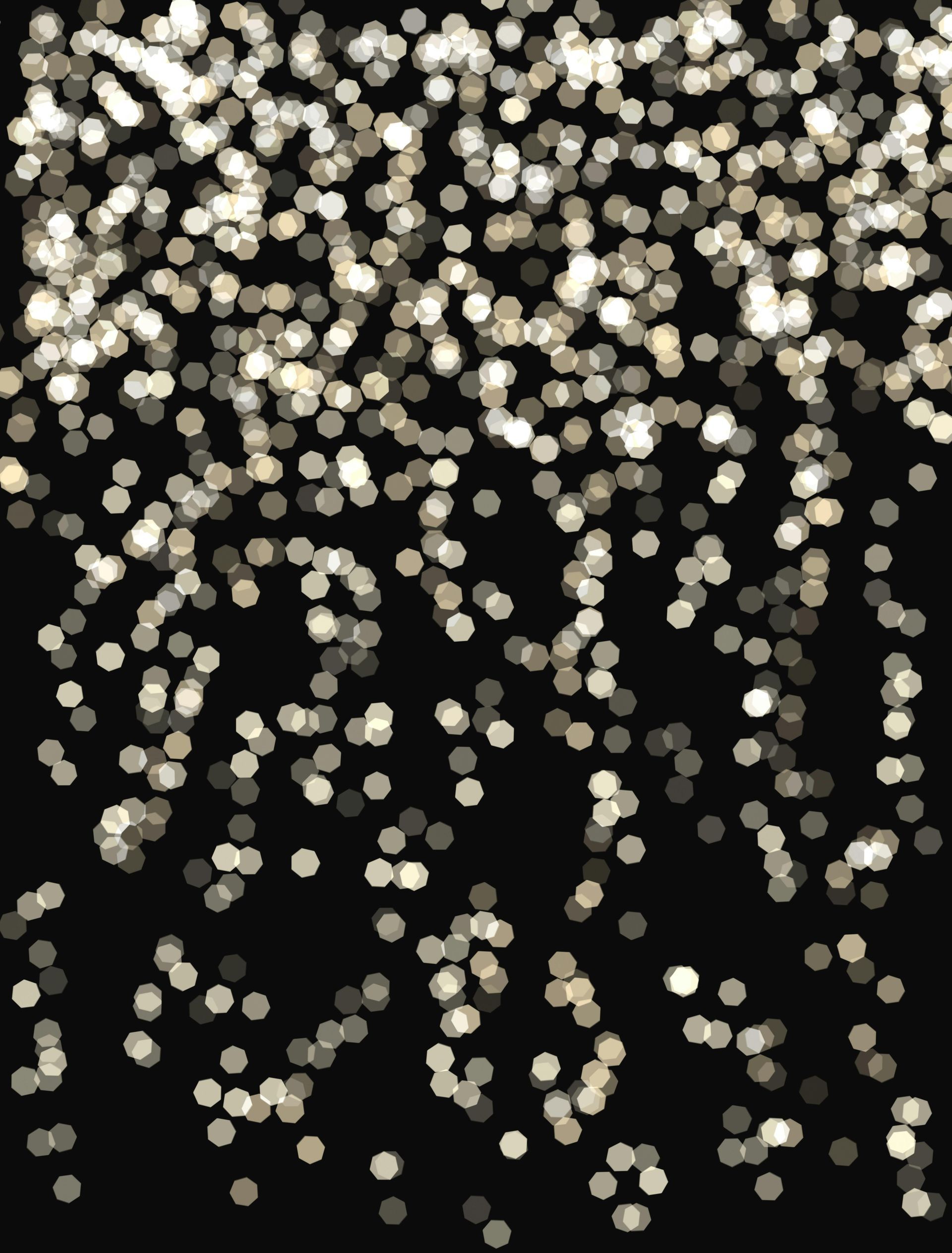 Outdoor lighting bokeh effect showing decorative string lights for landscape design