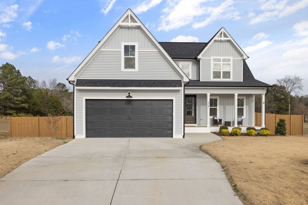 Residential home with two-car garage
