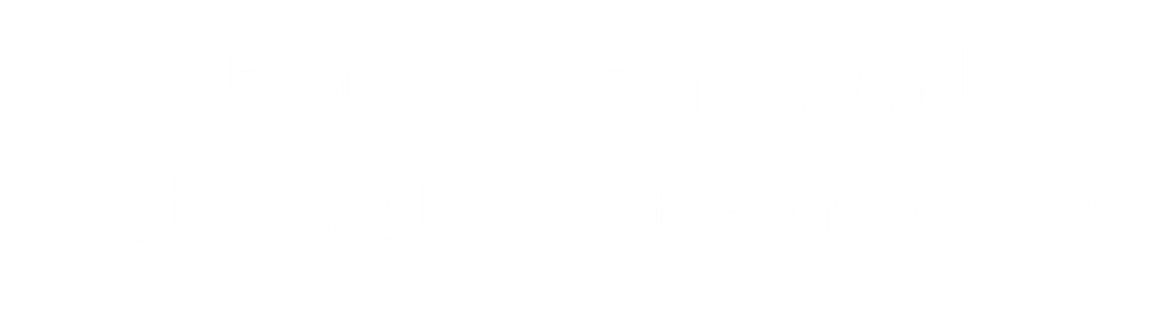 Family Funeral Chapel & Cremation logo in white text
