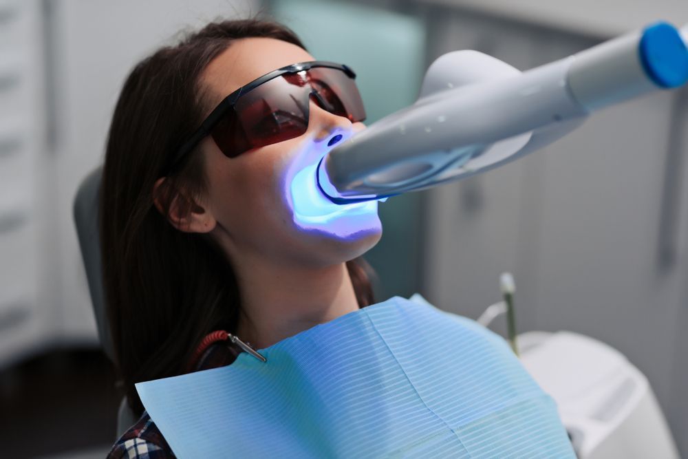 Professional teeth whitening treatment at Cairns Precision Dental Group, Cairns