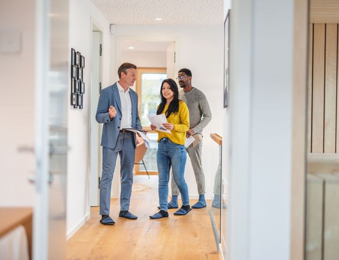 Property managers working