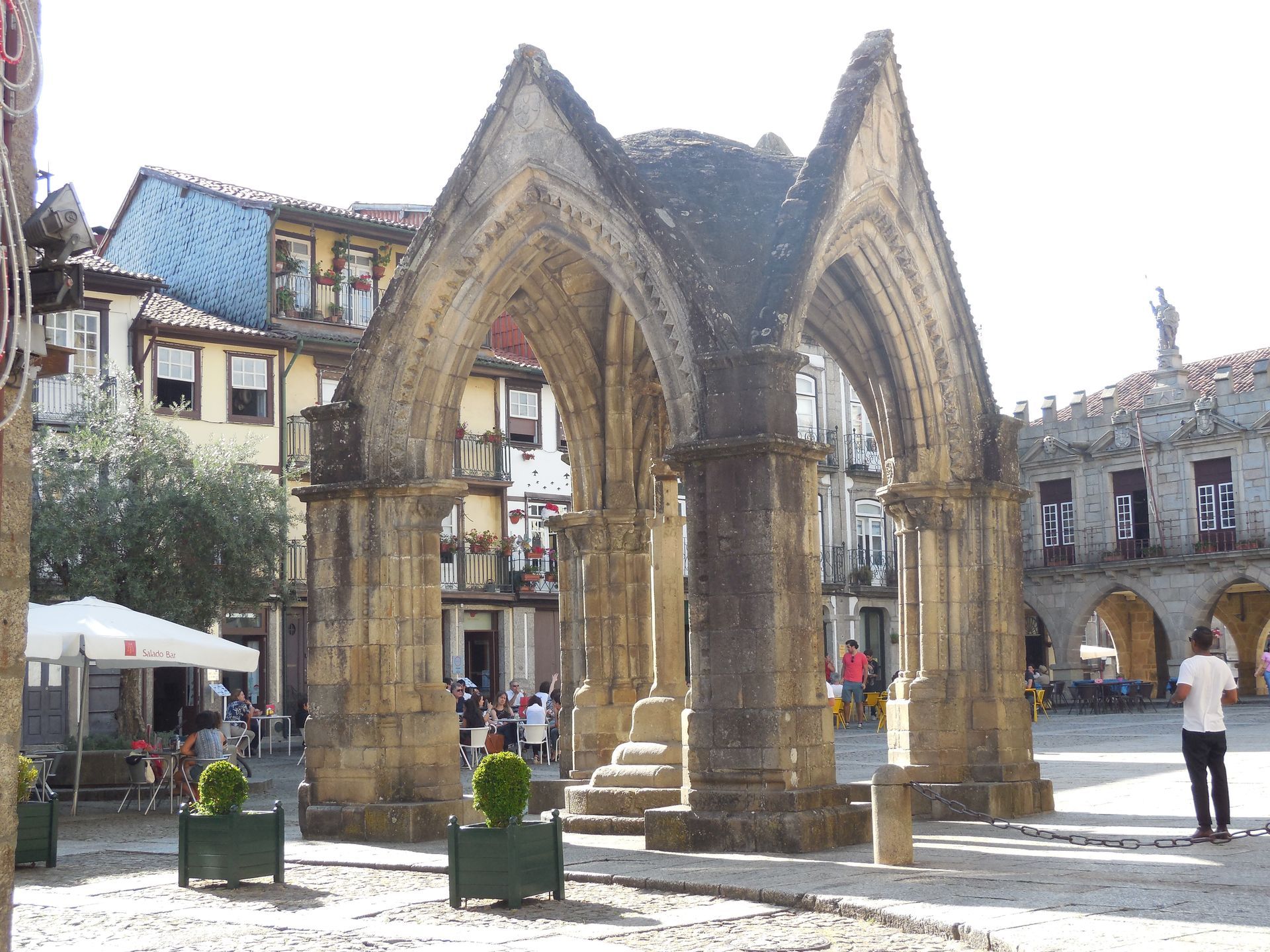 Olive Tree Shrine in downtown  Guimaraes