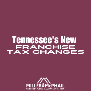 A poster for tennessee 's new franchise tax changes