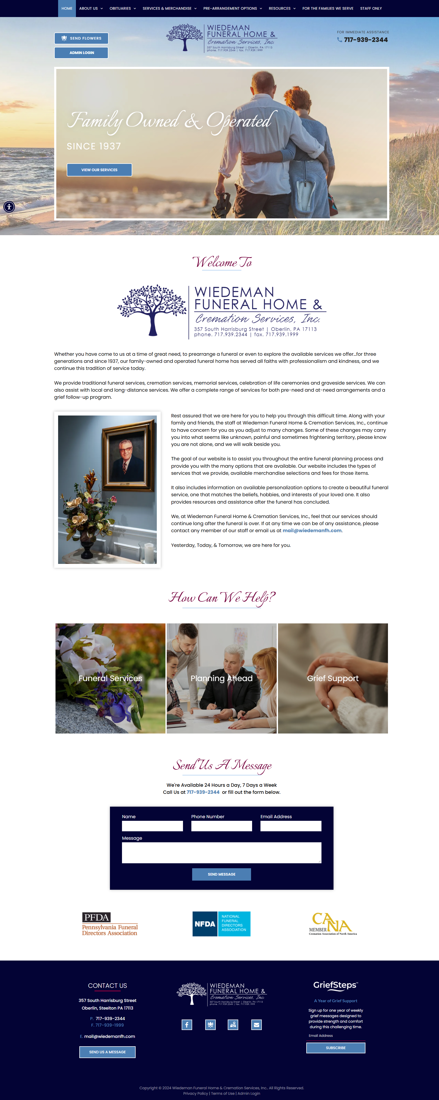 Website homepage showcasing a luxury travel destination, featuring images of couples, flowers, and a contact form.
