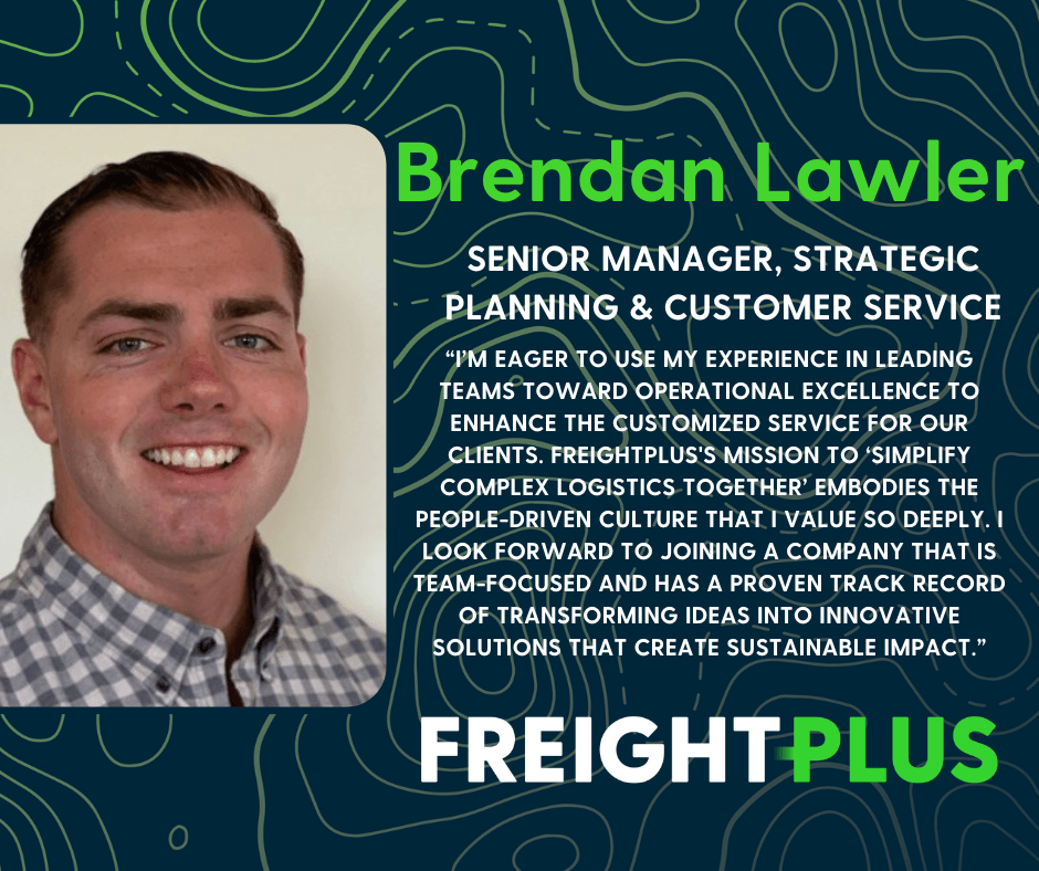 Brendan Lawler Joins FreightPlus