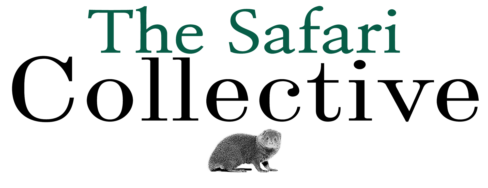 Logo reading “The Safari Collective” with a small hedgehog illustration beneath the text