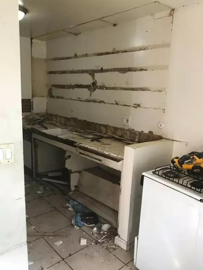 Before Kitchen Restoration – Los Angeles, CA – Donatelli Construction & Restoration