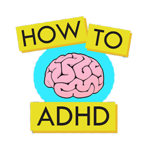 A picture of a brain and the words how to adhd