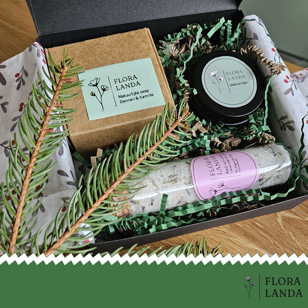 ambachtelijke, natuurlijke zeep, zalg en badzout van floralanda als mooi cadeau voor jezelf en de ander