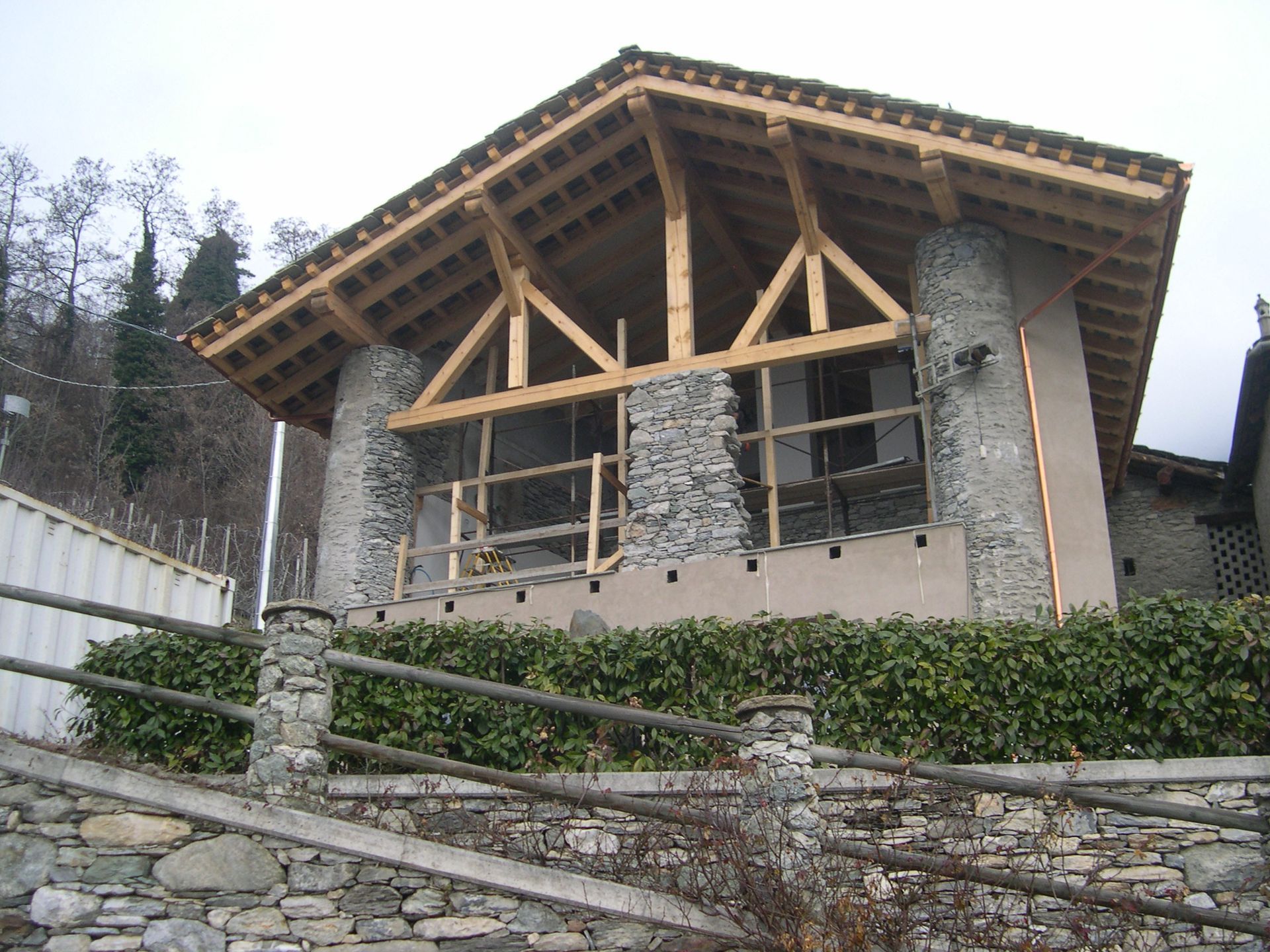 tetti in legno Val da Aosta Jacquemod F.lli
