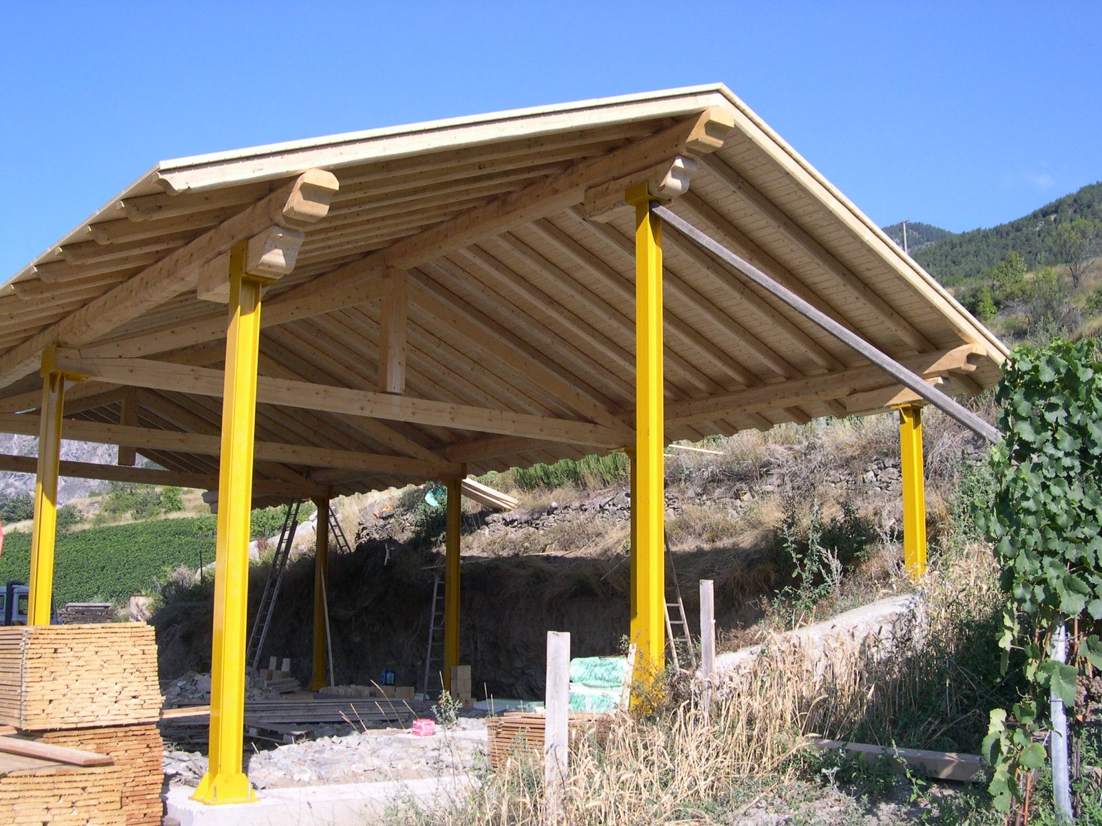  tetto in legno Jacquemod F.lli Aosta