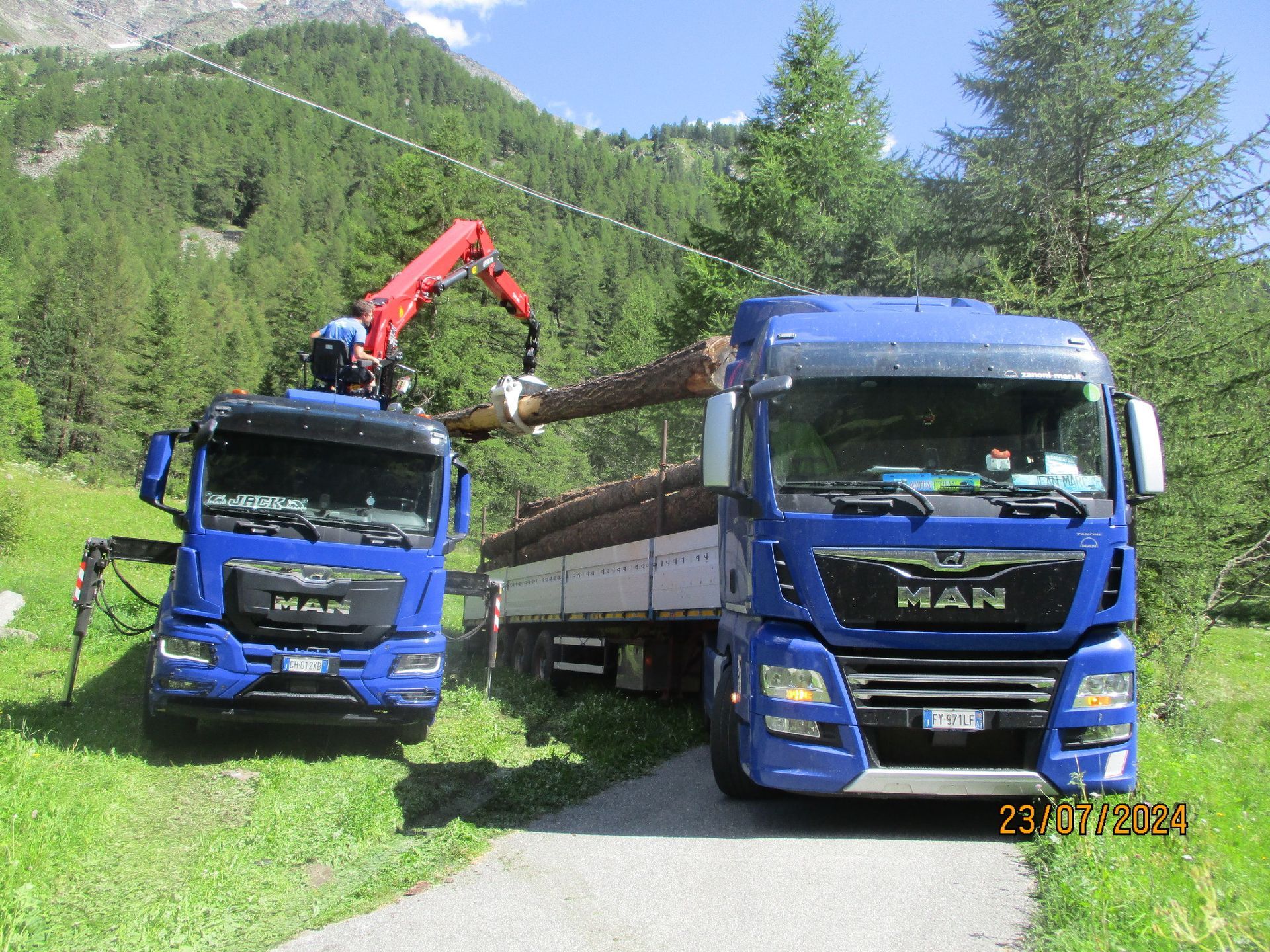 autotrasporto per terze parti Legname Italia Jacquemod F.lli Aosta Avise