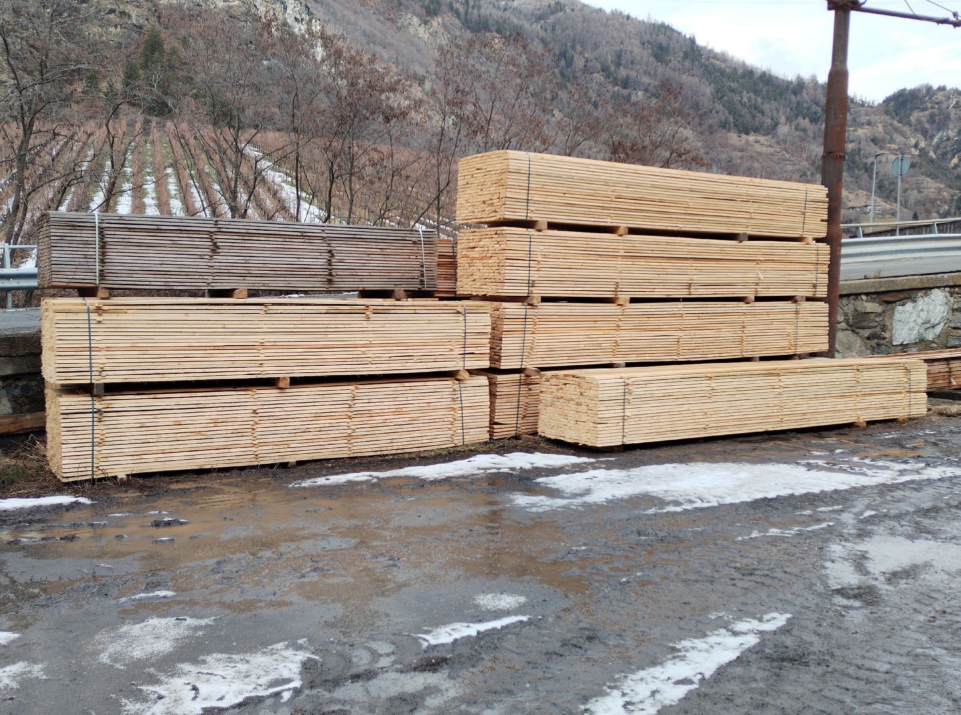 prenotazioni legname da costruzione Jacquemod F.lli Aosta