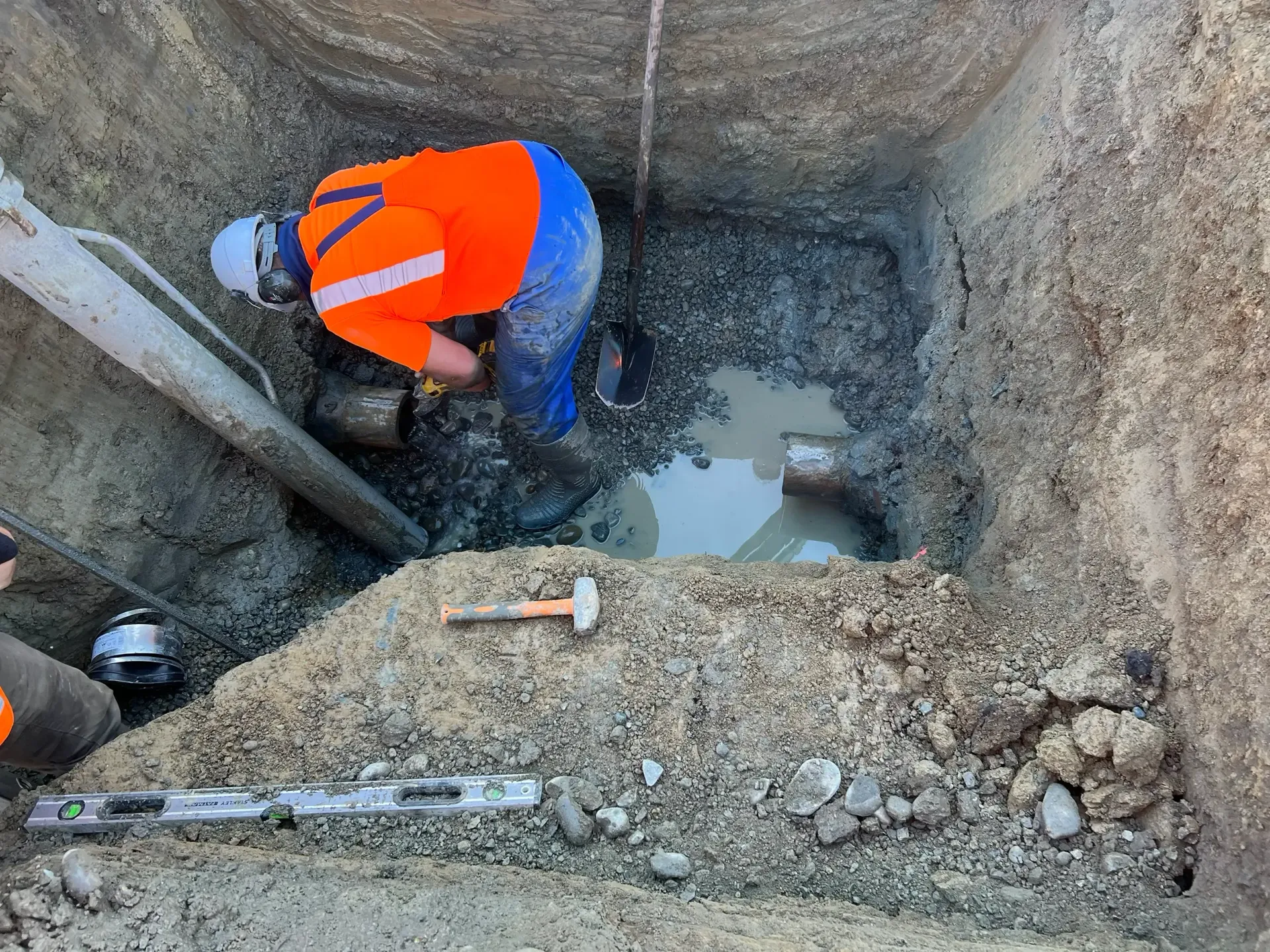 Commercial Drainage by Clarke's Drainage in Blenheim, Marlborough, New Zealand.