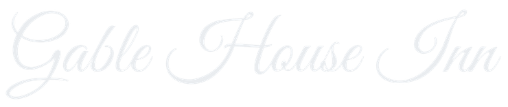 Pale cursive logo reading &ldquo;Gable House Inn&rdquo; on a white background