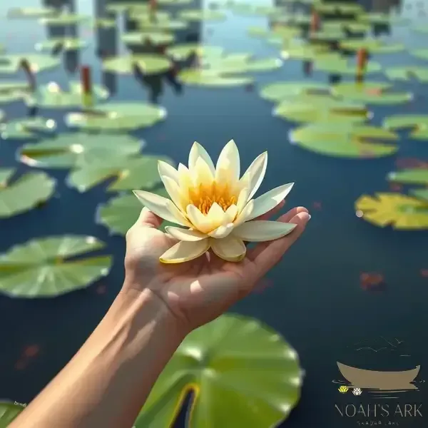beautiful waterlily
