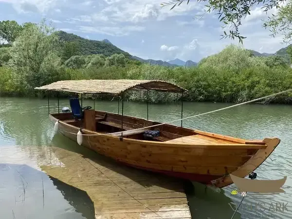 Traditional, montenegrin wooden boat