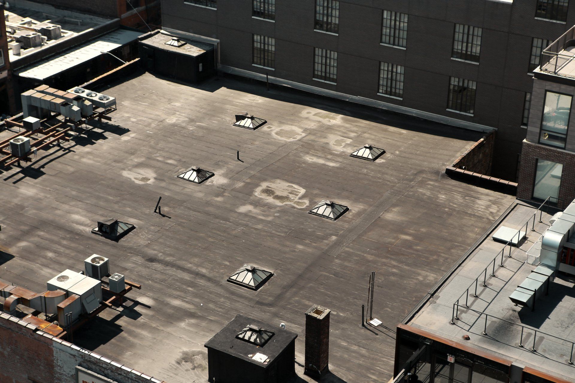 Rooftop of Building - Rockledge, PA - Goodman Roofing Company