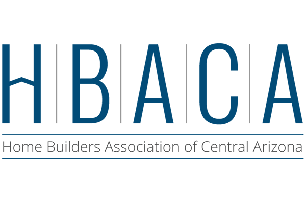 The logo for the home builders association of central arizona