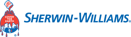 A logo for sherwin williams paint company
