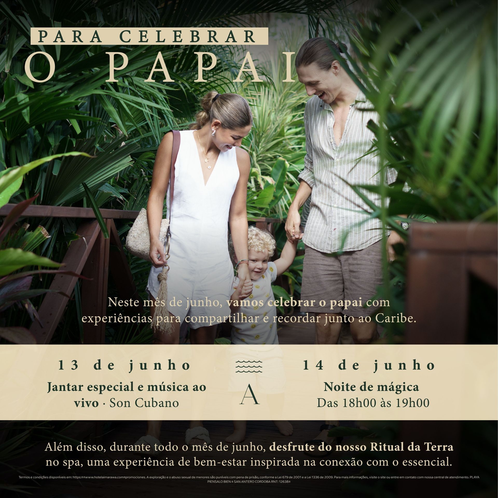 Promoção do Aimarawa hotel em San Antero.