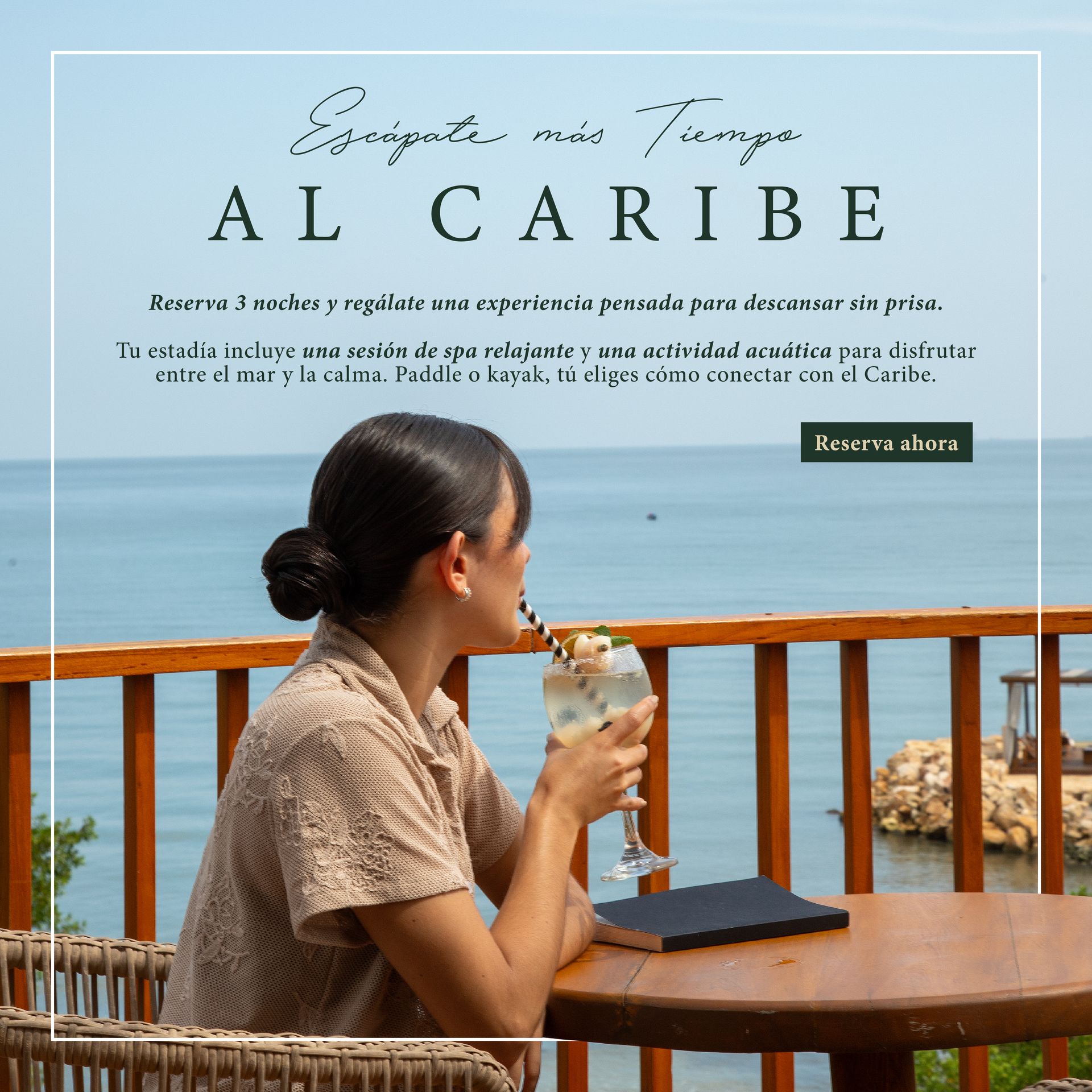 Promoção do Aimarawa hotel em San Antero.