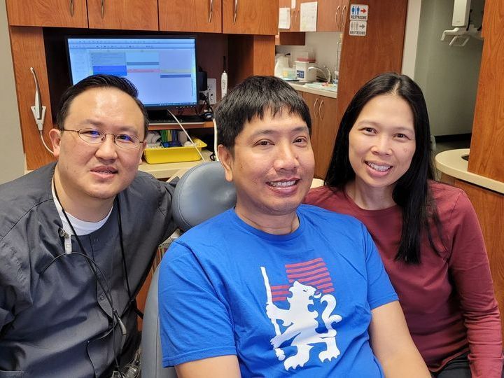 Braddock Family Dental - Dr. Cho with Happy Patient