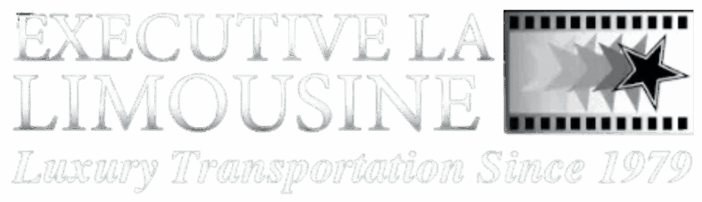 Executive La Limousine logo with silver text, star emblem, and “Luxury Transportation Since 1970” tagline
