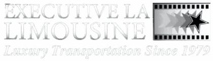 Executive La Limousine logo with silver text, star emblem, and &ldquo;Luxury Transportation Since 1970&rdquo; tagline