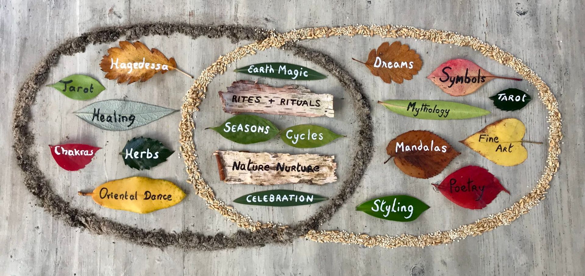Sybilings logo Ven-diagram, gemaakt door Penny Porter en Mariska Assink