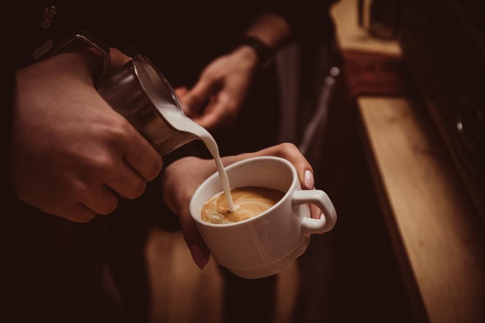 A Cup of Cappuccino on A Saucer — Stones Oysters & Shed Takeaway in Harrington, NSW