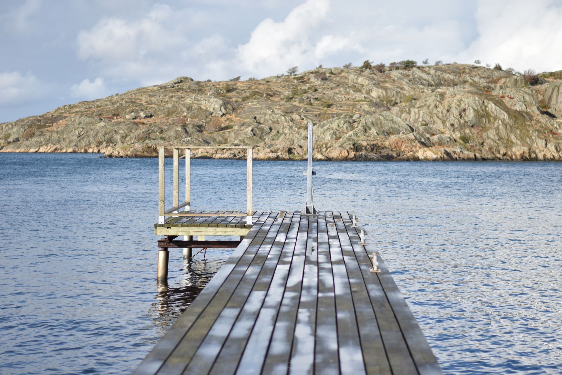 A Wharf in The Middle of a Body of Water — Stones Oysters & Shed Takeaway in Harrington, NSW