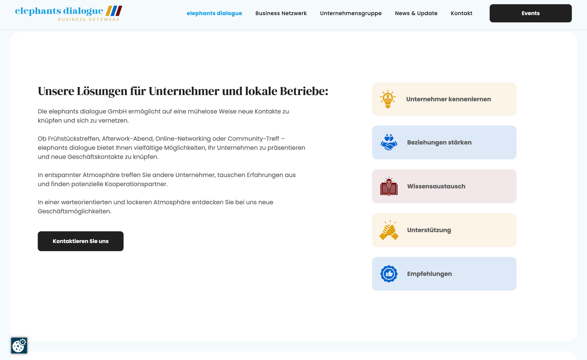 logo: elephants dialogue Business Netzwerk
