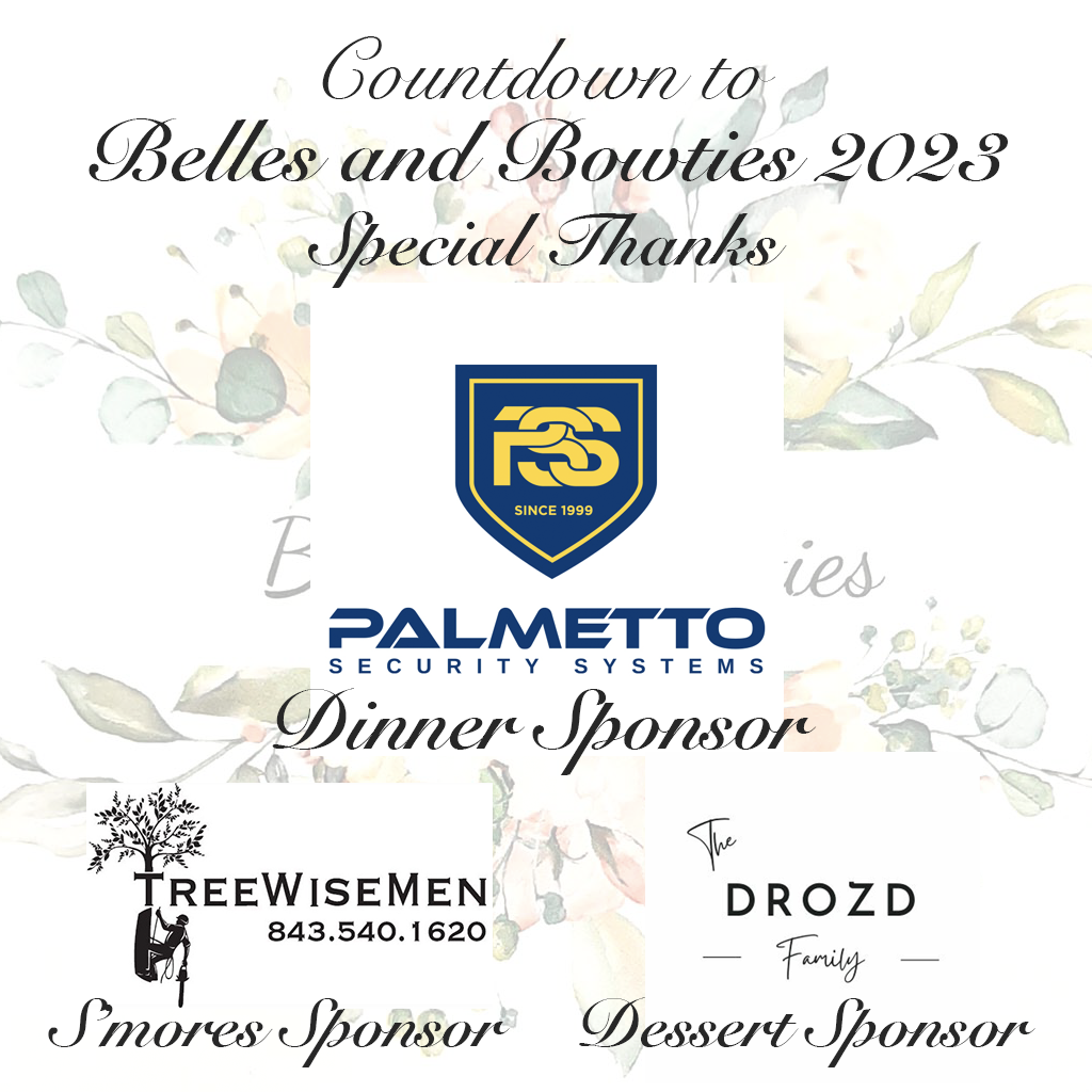 A countdown to belles and bowties 2022 special thanks dinner sponsor