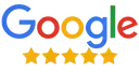 Google 5 star rating logo for Reel Groovy fishing charters and boat tours Panama City Beach
