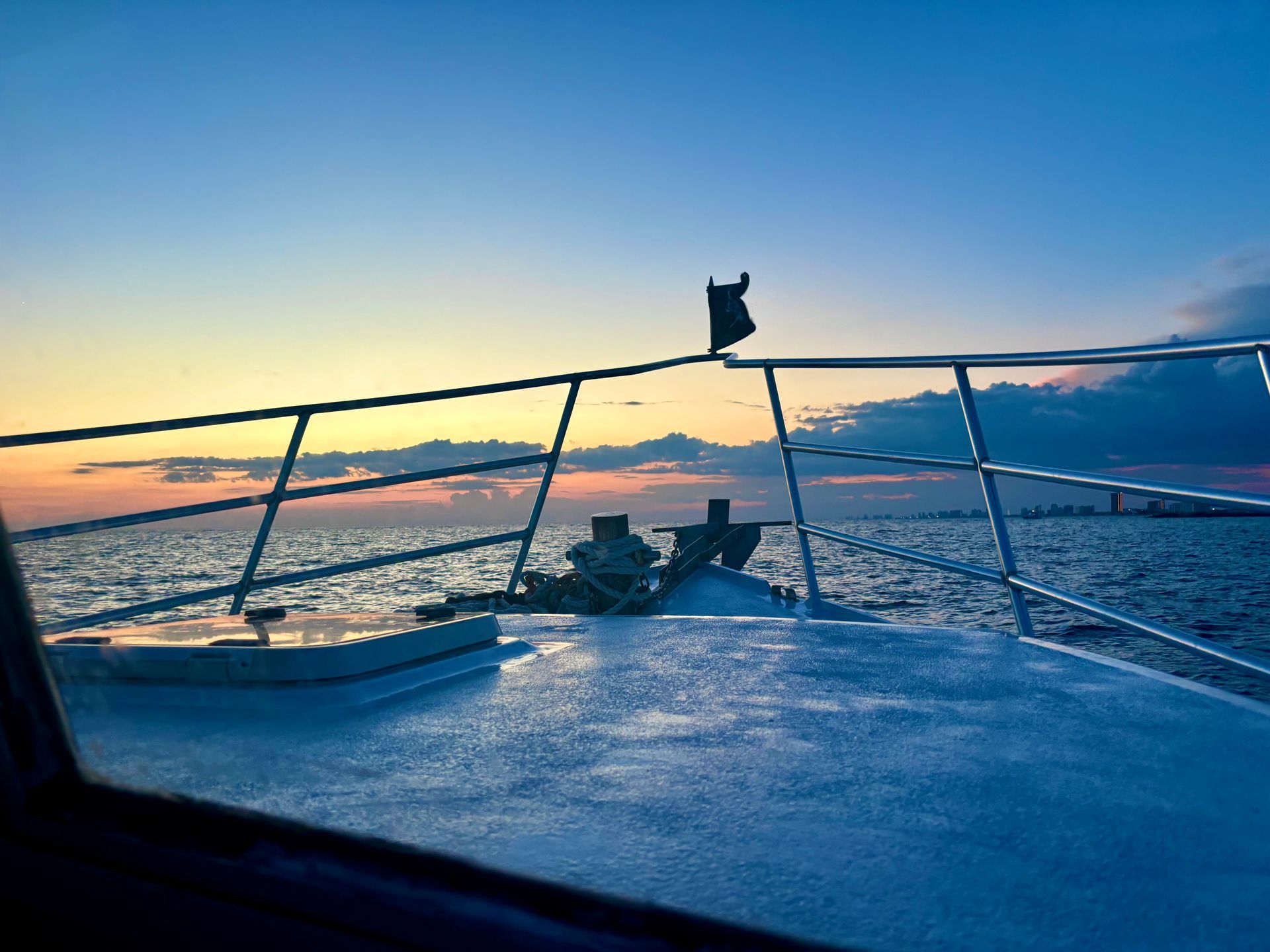 Private Sunset Cruise in Panama City Beach, Florida with Reel Groovy Experiences.