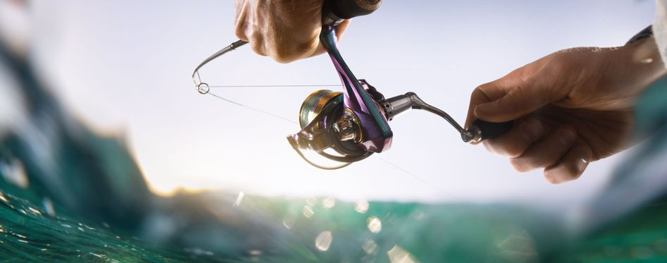 Deep sea fishing charter Panama City Beach – angler with rod and reel on Reel Groovy Experiences' trip